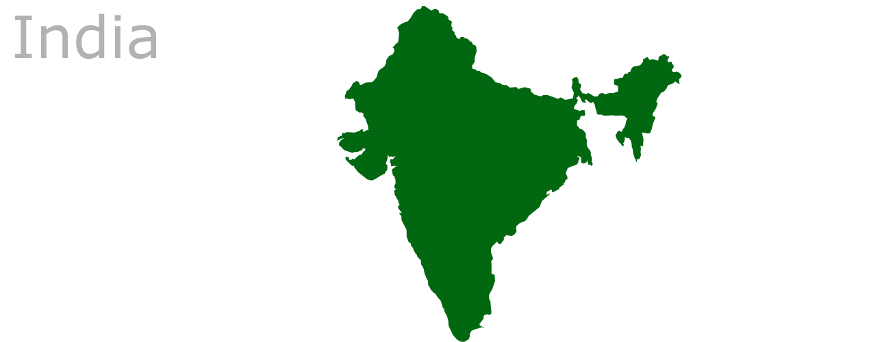 Map As India