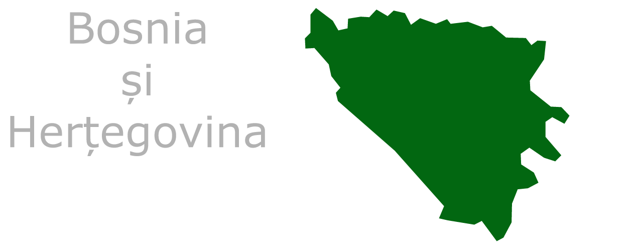 Map Eu Bosnia&Hertegovina
